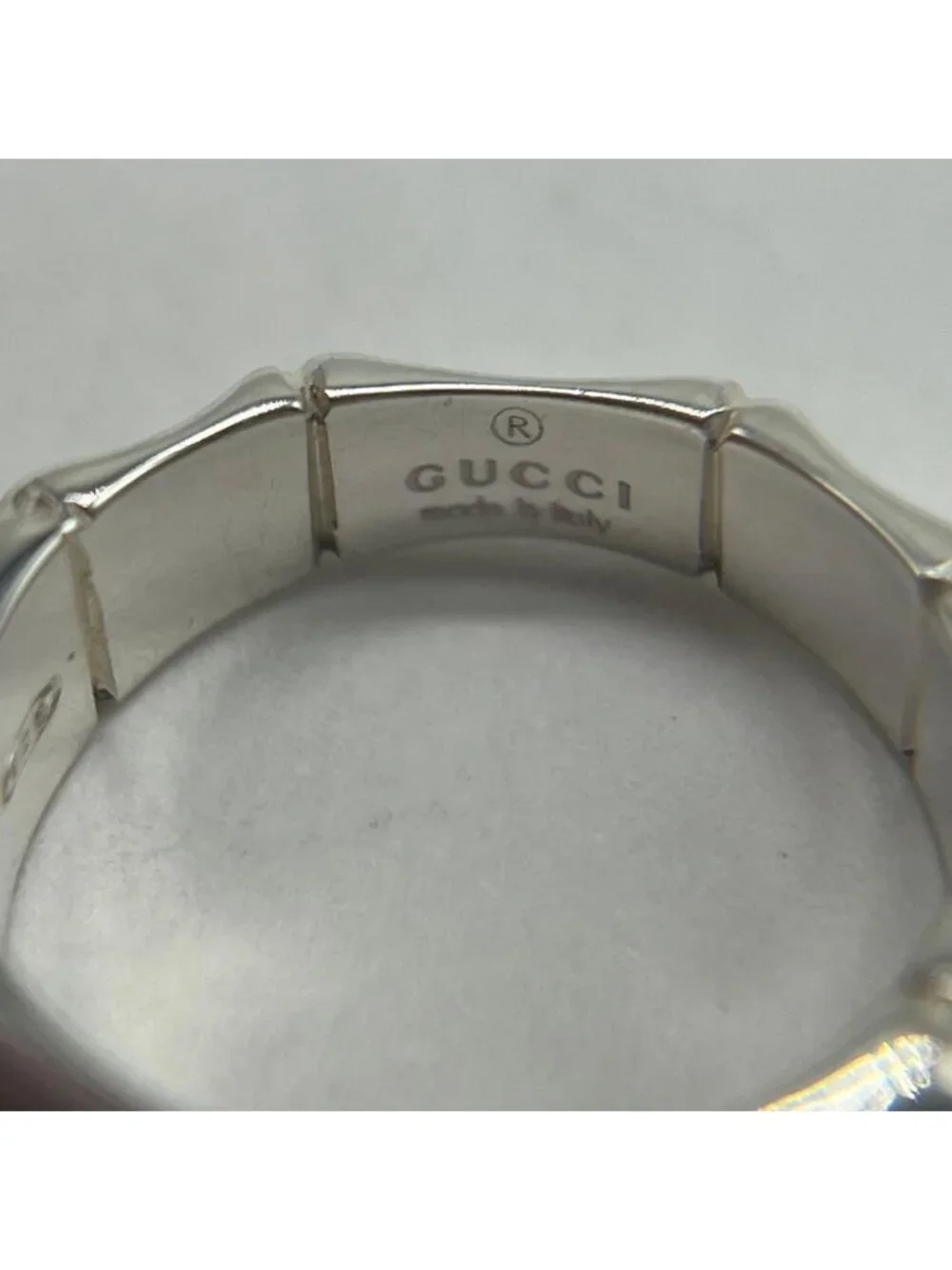 Gucci Bamboo Ring Silver